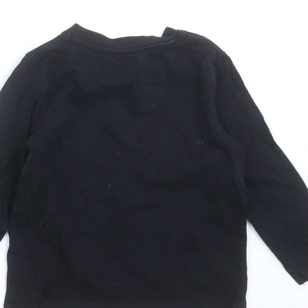 Nutmeg Boys Black   Basic T-Shirt Size 4-5 Years  - awesome