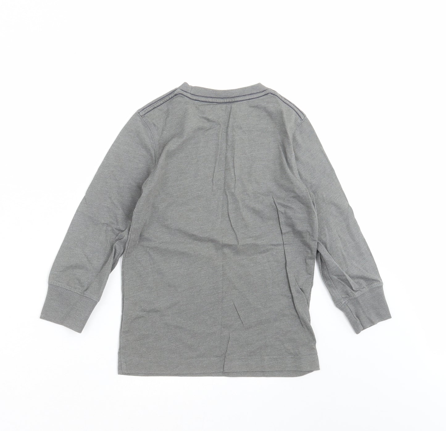 GapKids Boys Grey   Basic T-Shirt Size 4-5 Years  - football