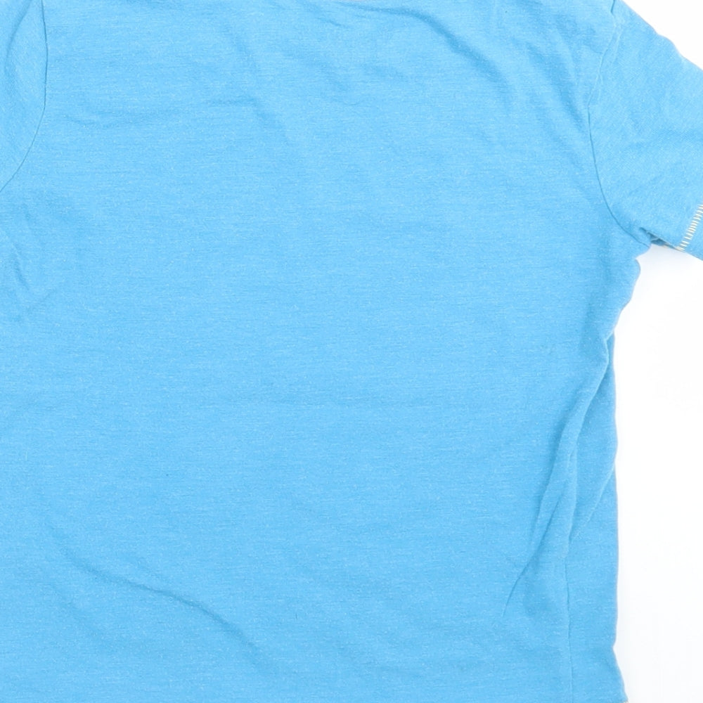 Blue Zoo Boys Blue   Basic T-Shirt Size 2-3 Years  - dinosaurs, cars
