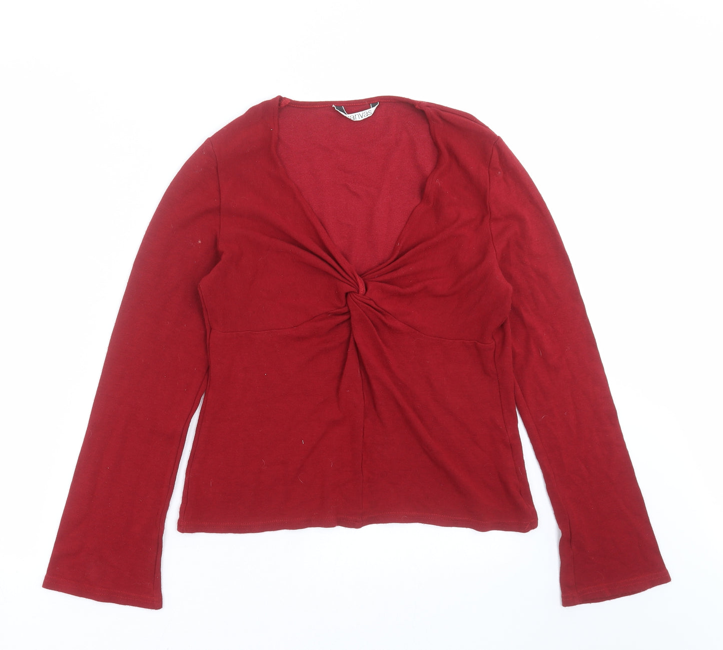 Canvas Womens Red   Pullover Jumper Size 16