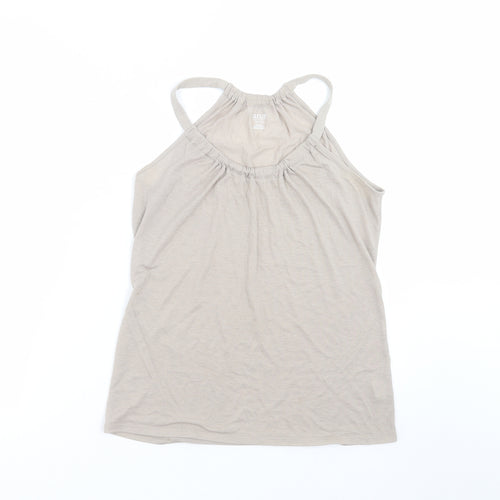 ana Womens Beige   Basic T-Shirt Size S