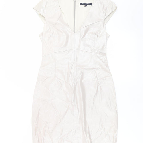 French Connection Womens Beige   Shift  Size 10