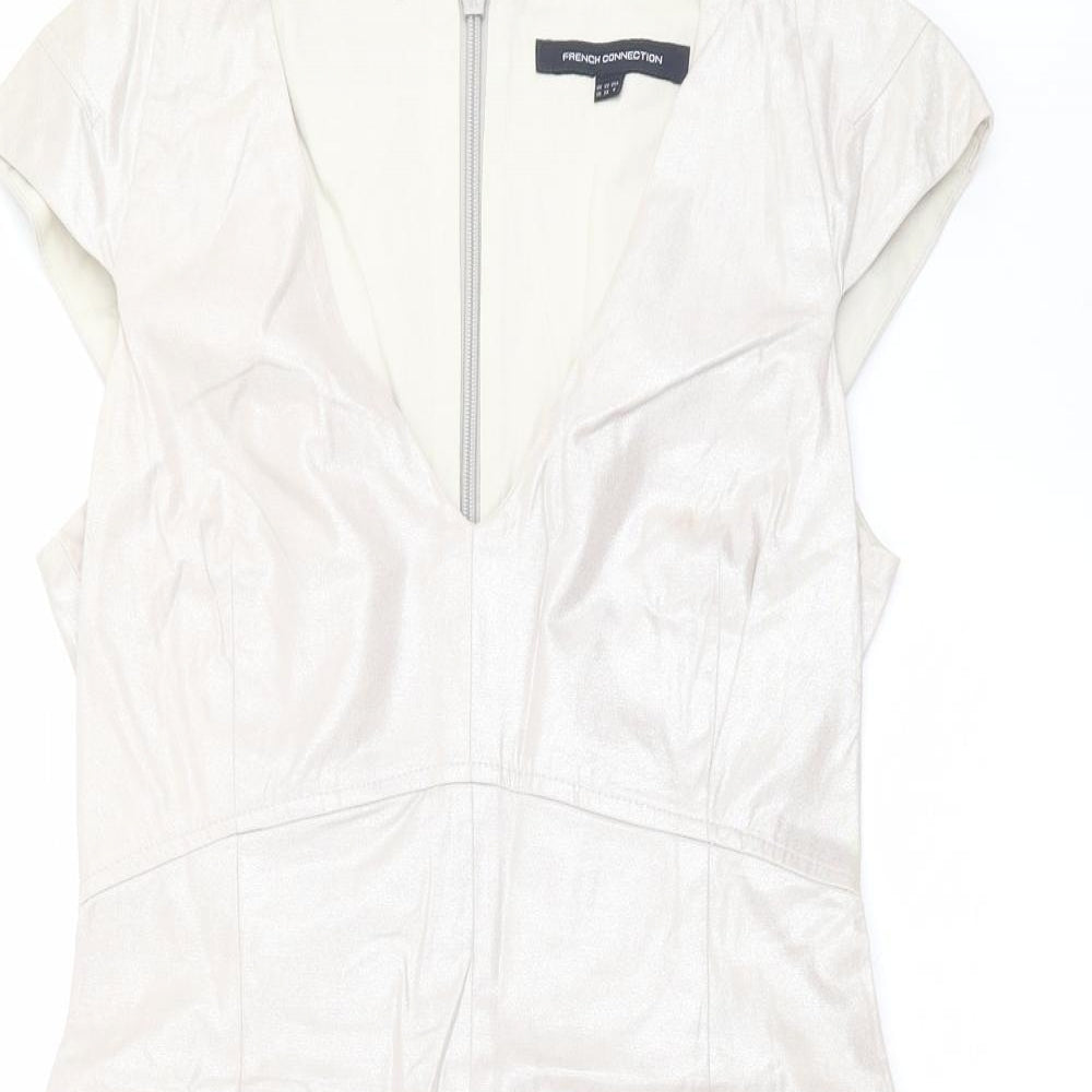 French Connection Womens Beige   Shift  Size 10