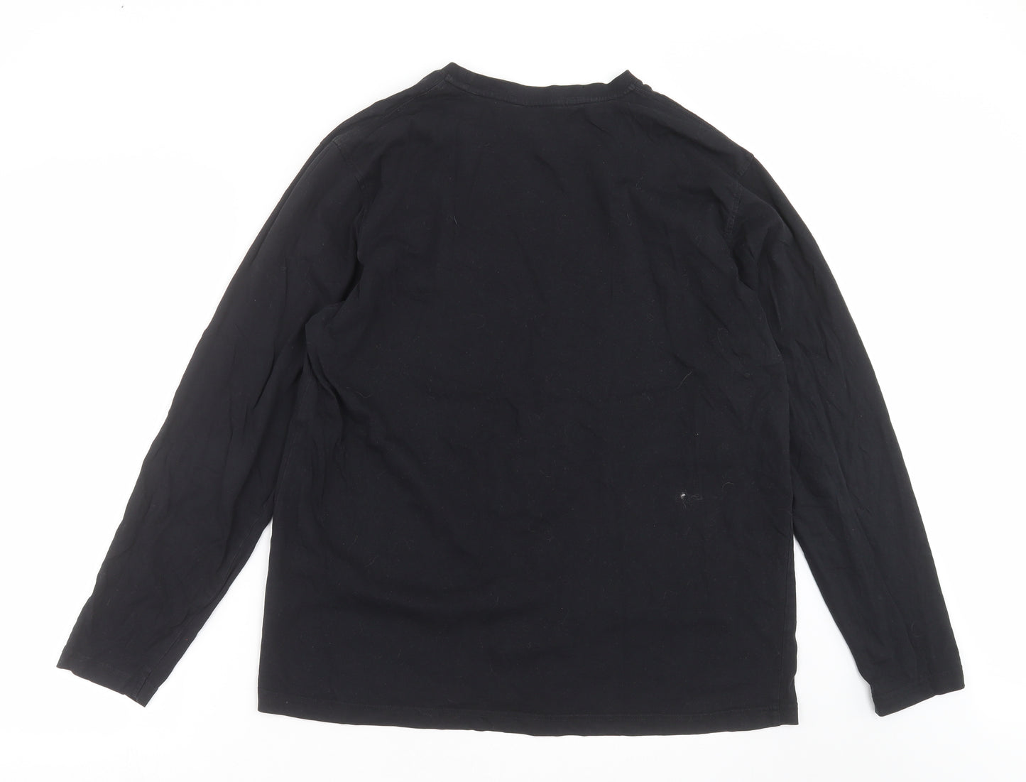 TU Mens Black    T-Shirt Size L