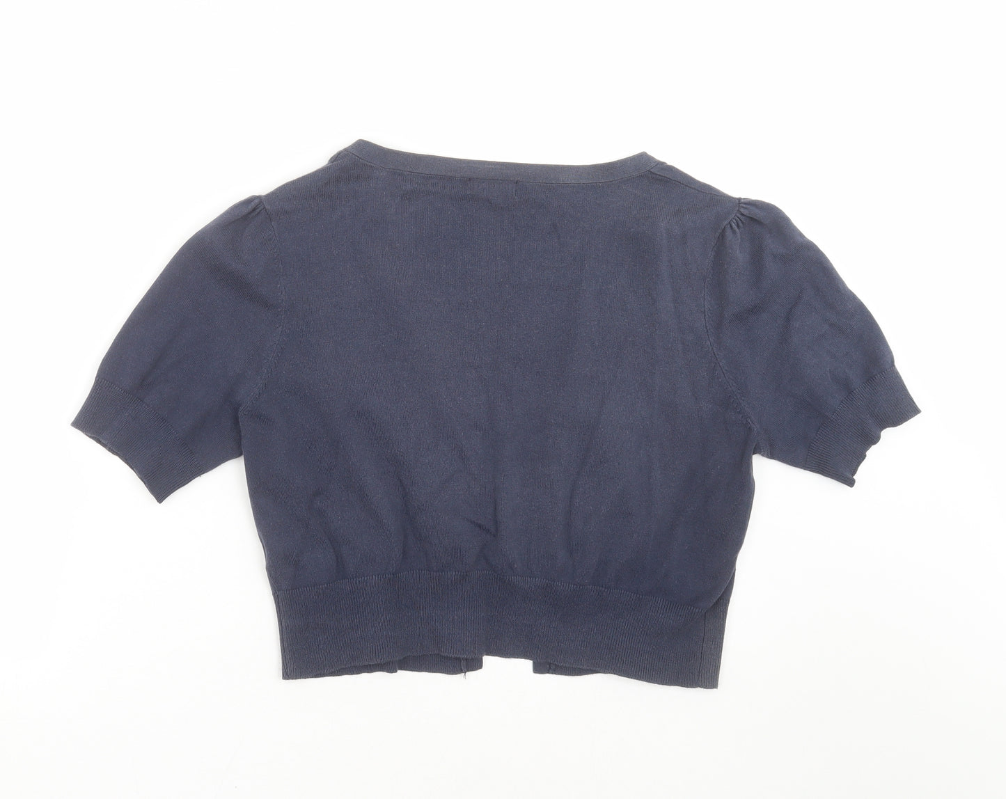 F&F Womens Blue  Knit Cardigan Jumper Size 16