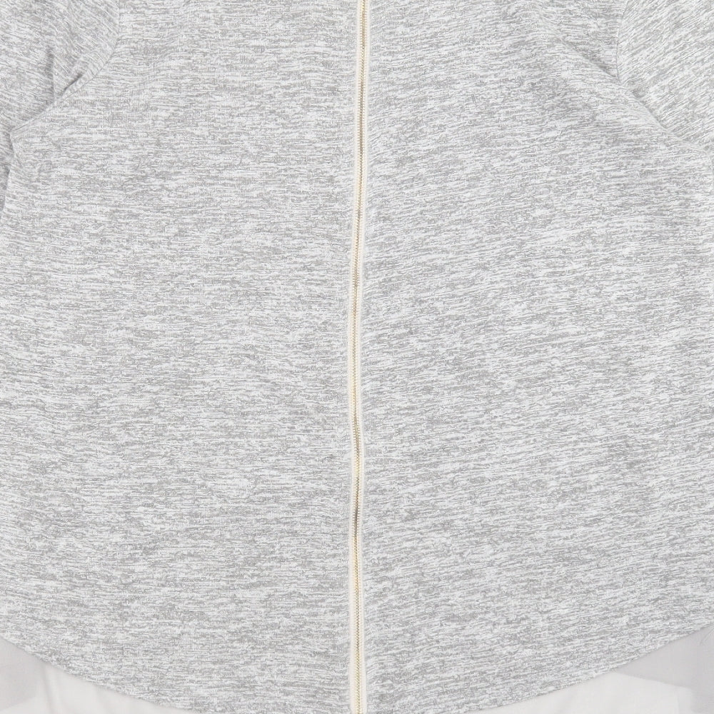 New Look Womens Grey  Knit Pullover Jumper Size M