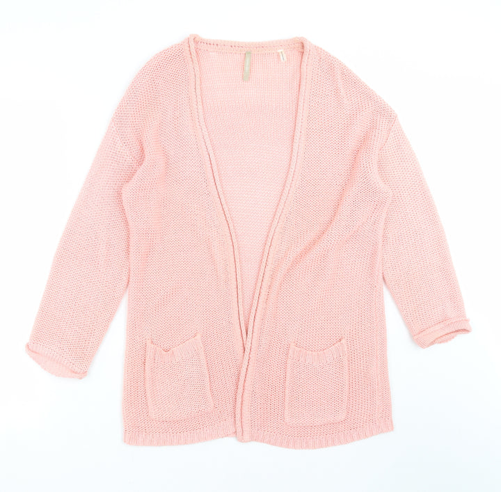 Anthology Womens Pink  Knit Cardigan Jumper Size 12