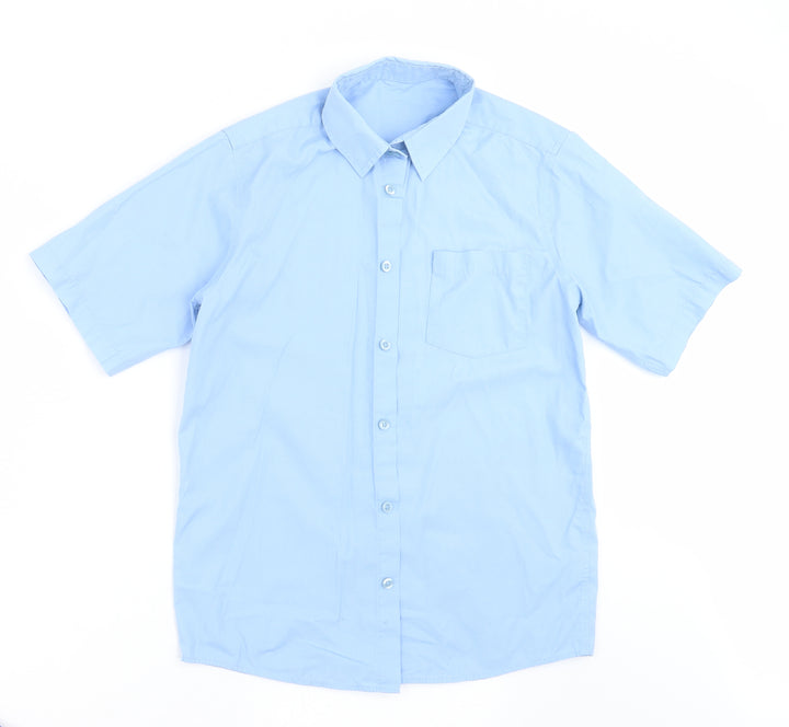 TU Boys Blue   Basic Button-Up Size 12 Years  - school