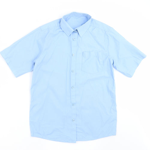 TU Boys Blue   Basic Button-Up Size 12 Years  - school