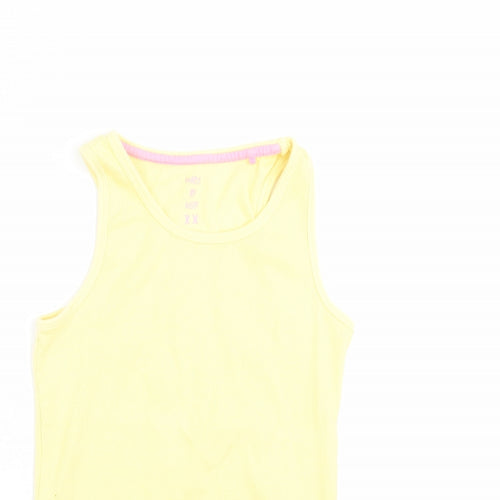 NEXT Girls Yellow   Basic Tank Size 10 Years
