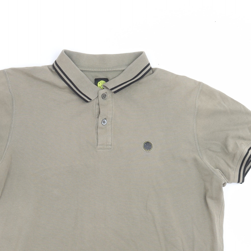 Pretty Green Mens Green    Polo Size M