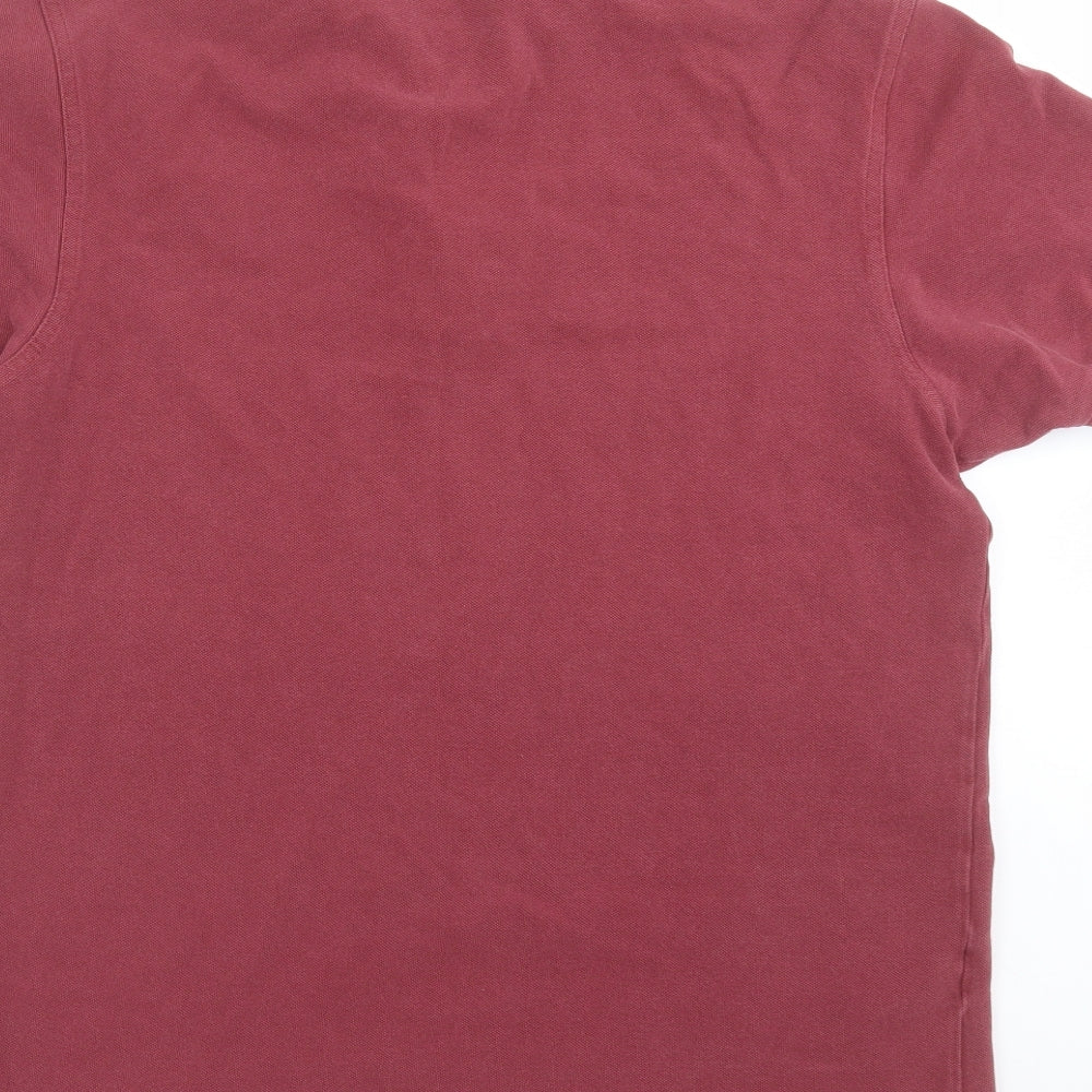Fred Perry Mens Red    Polo Size M  - burgundy