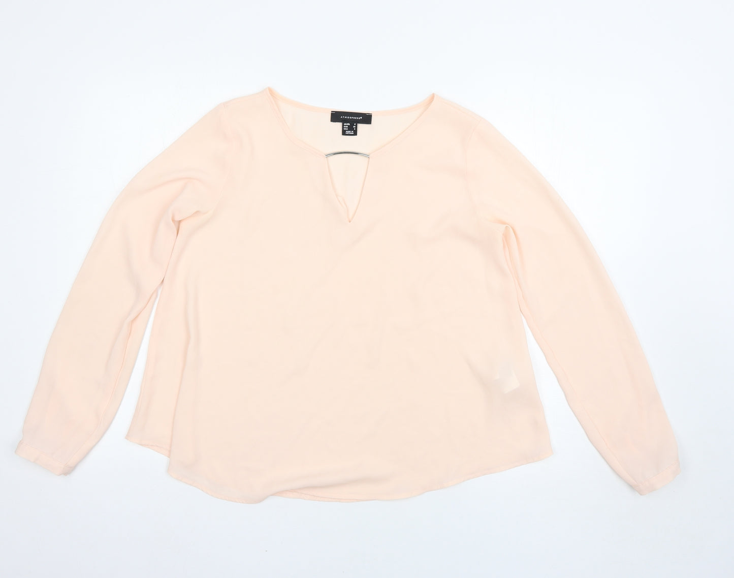 Atmosphere Womens Pink   Basic Blouse Size 8
