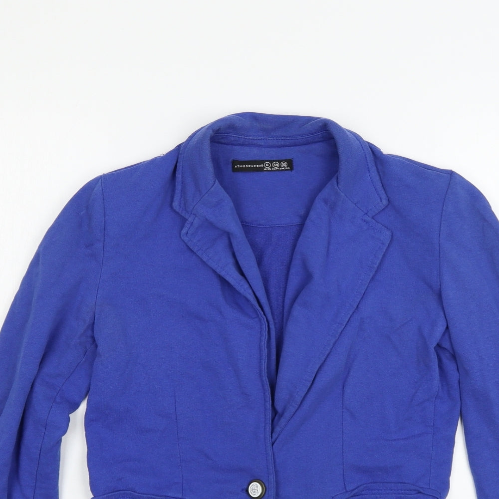 Atmosphere Womens Blue   Jacket  Size 6