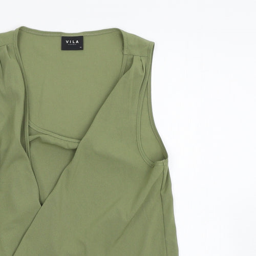 villa Womens Green   Basic Tank Size XS