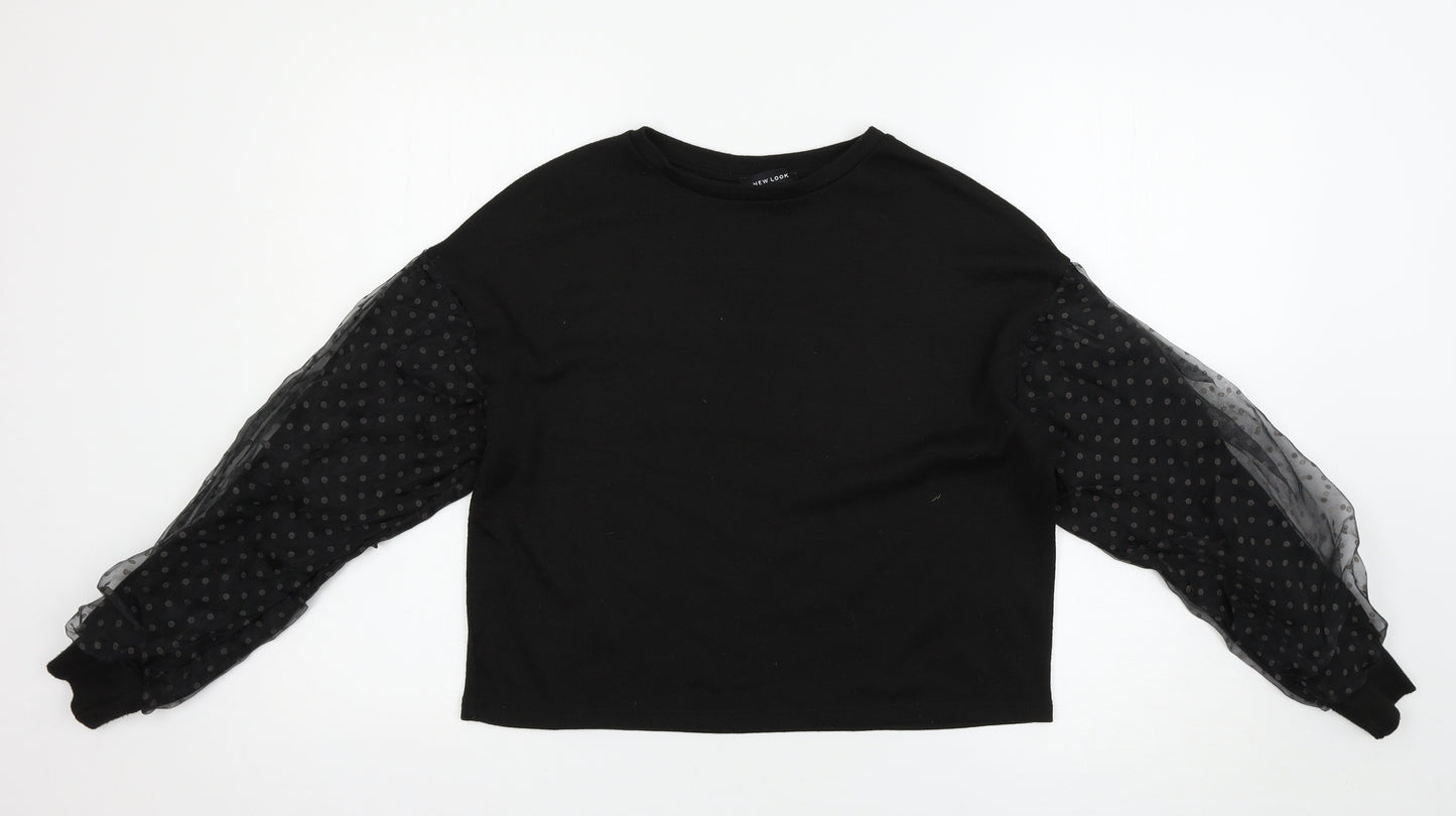 New Look Womens Black   Pullover Jumper Size S