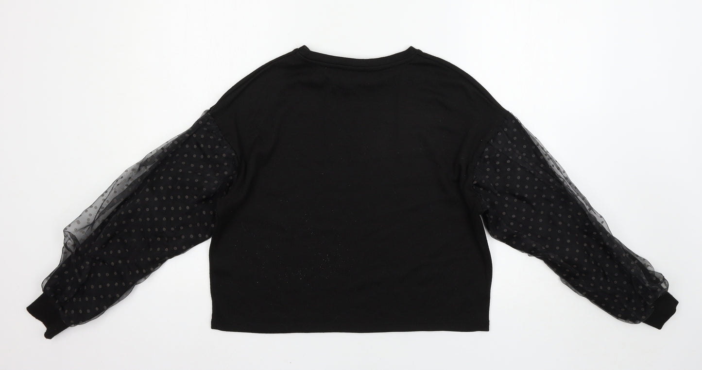 New Look Womens Black   Pullover Jumper Size S