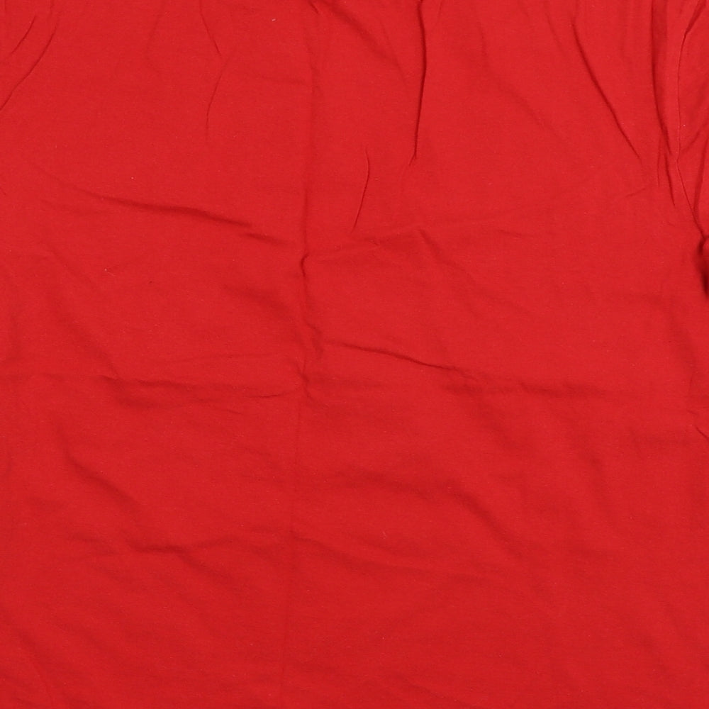 Studio Mens Red Solid   Pyjama Top Size L