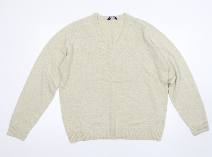 Premier MAN Mens Beige Pullover Jumper Size L