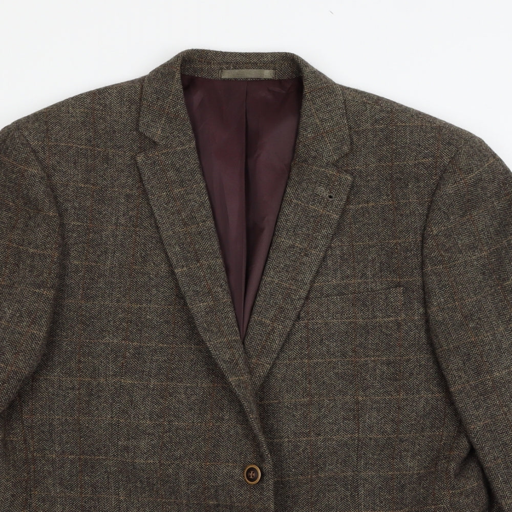 Cedar Wood State Mens Brown   Jacket Blazer Size L