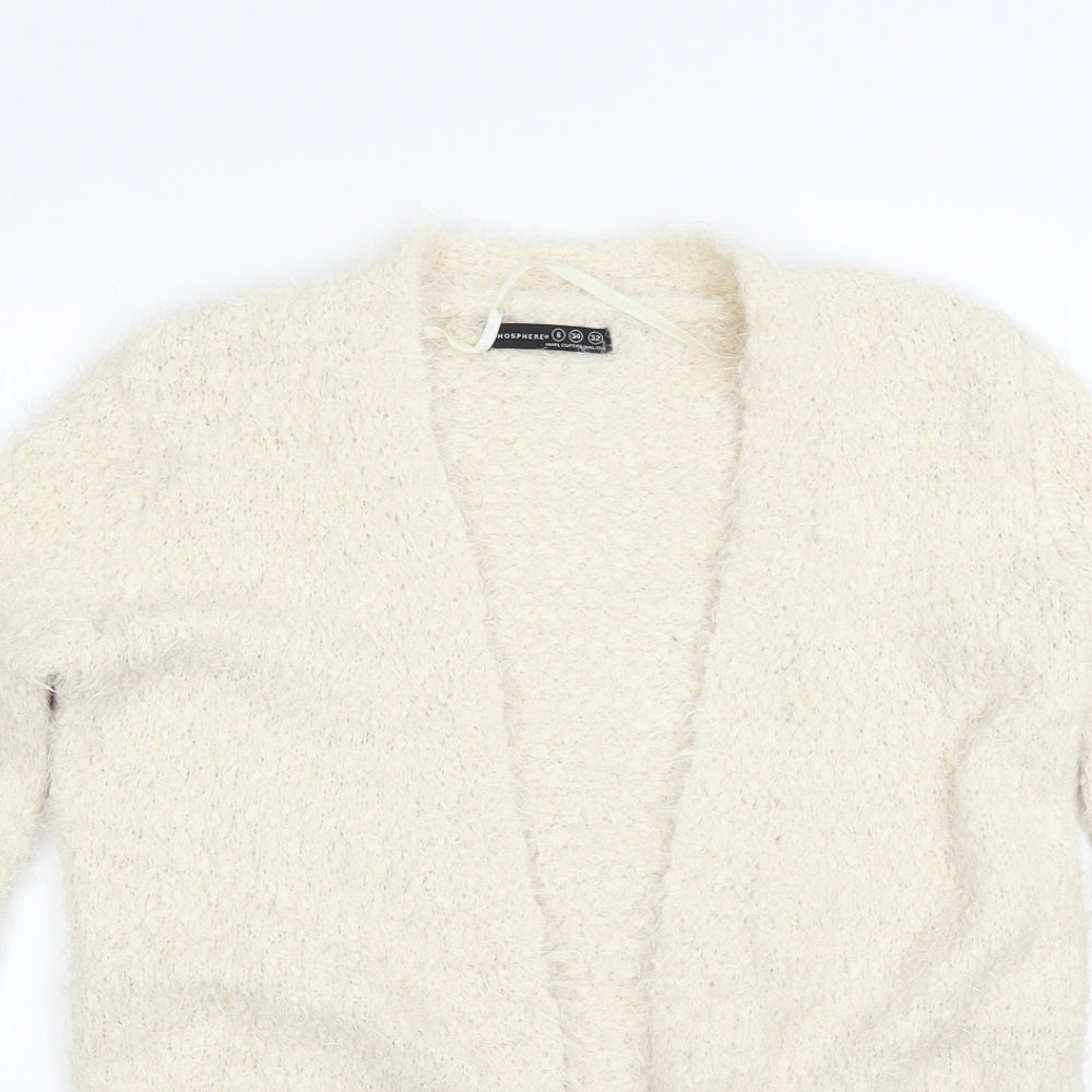 Atmosphere Womens White   Cardigan Jumper Size 6