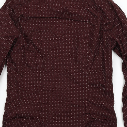 F&F Mens Purple    Button-Up Size 14.5