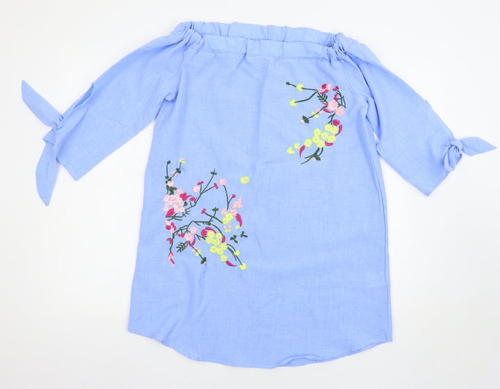 Quiz Womens Blue Mini Size 12