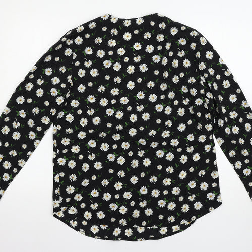 Jaqueline de Young Womens Multicoloured Floral  Basic Blouse Size 10