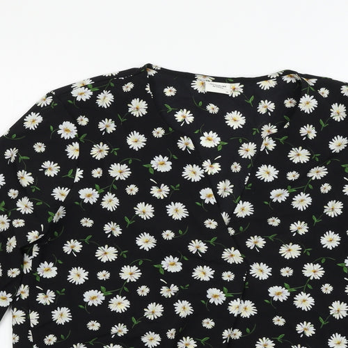Jaqueline de Young Womens Multicoloured Floral  Basic Blouse Size 10