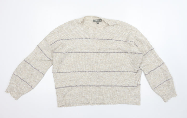 Oasis Womens Beige Pullover Jumper Size XL