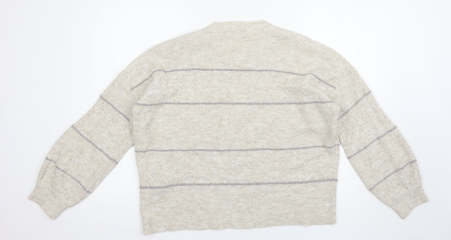 Oasis Womens Beige   Pullover Jumper Size XL