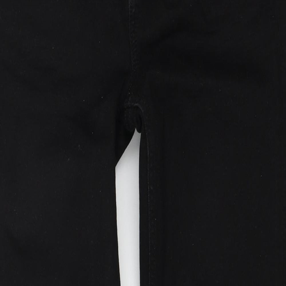 Marks and Spencer Womens Black   Straight Jeans Size 10 L30 in