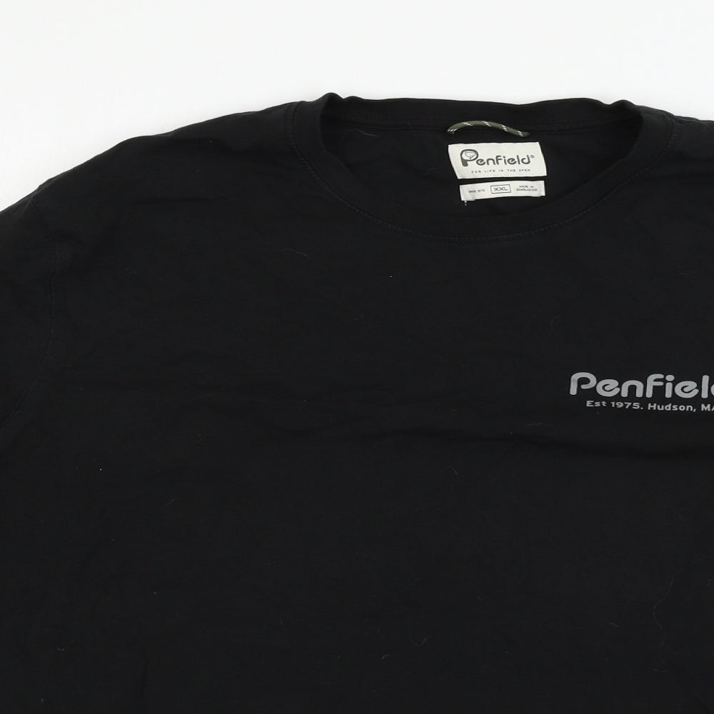 Penfield Mens Black    T-Shirt Size 2XL