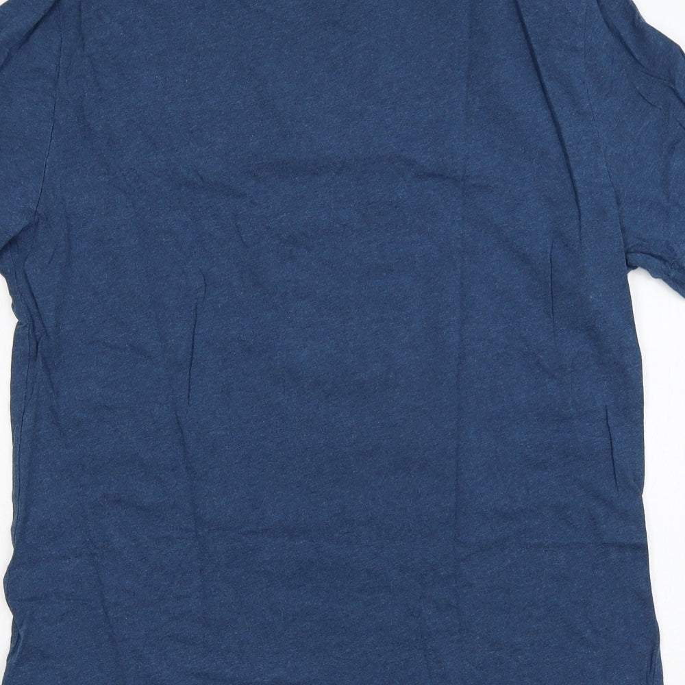 Marks and Spencer Mens Blue    T-Shirt Size L