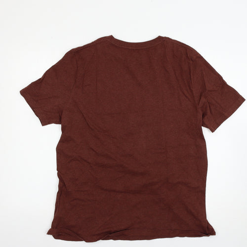Marks and Spencer Mens Brown    T-Shirt Size L