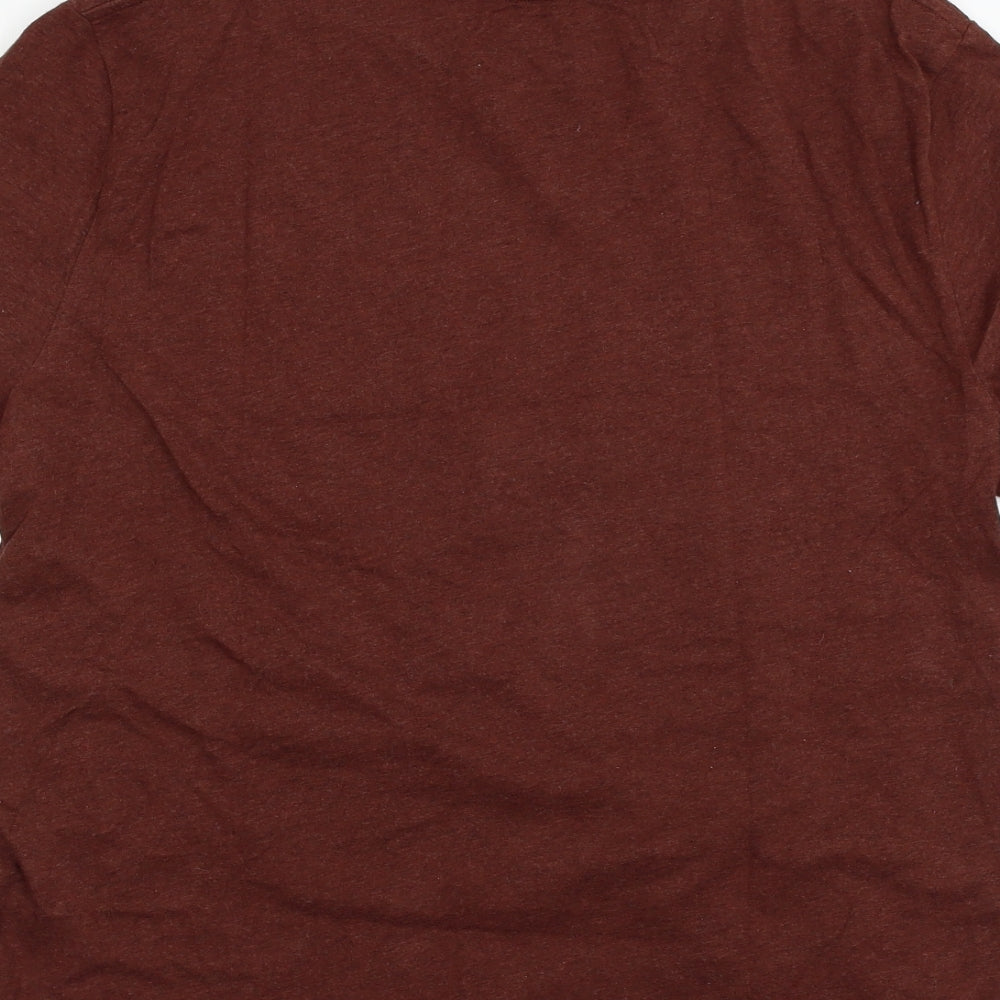 Marks and Spencer Mens Brown    T-Shirt Size L