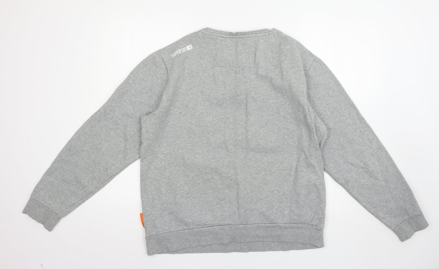trakstar Mens Grey   Pullover Sweatshirt Size XL