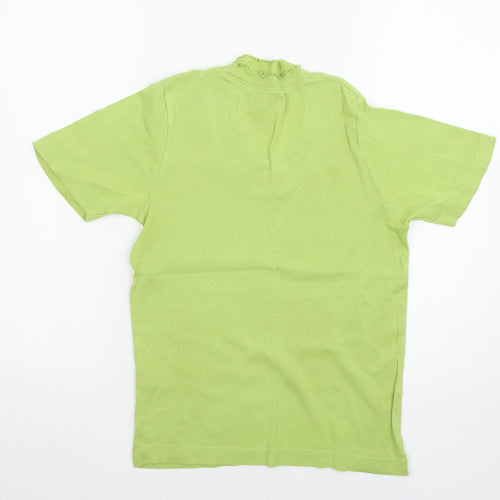 alexara Womens Green   Basic T-Shirt Size 12