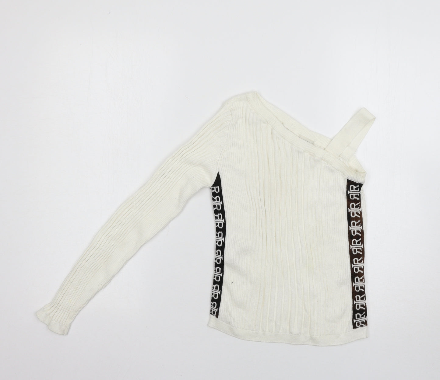 River Island Girls White   Pullover Jumper Size 11 Years
