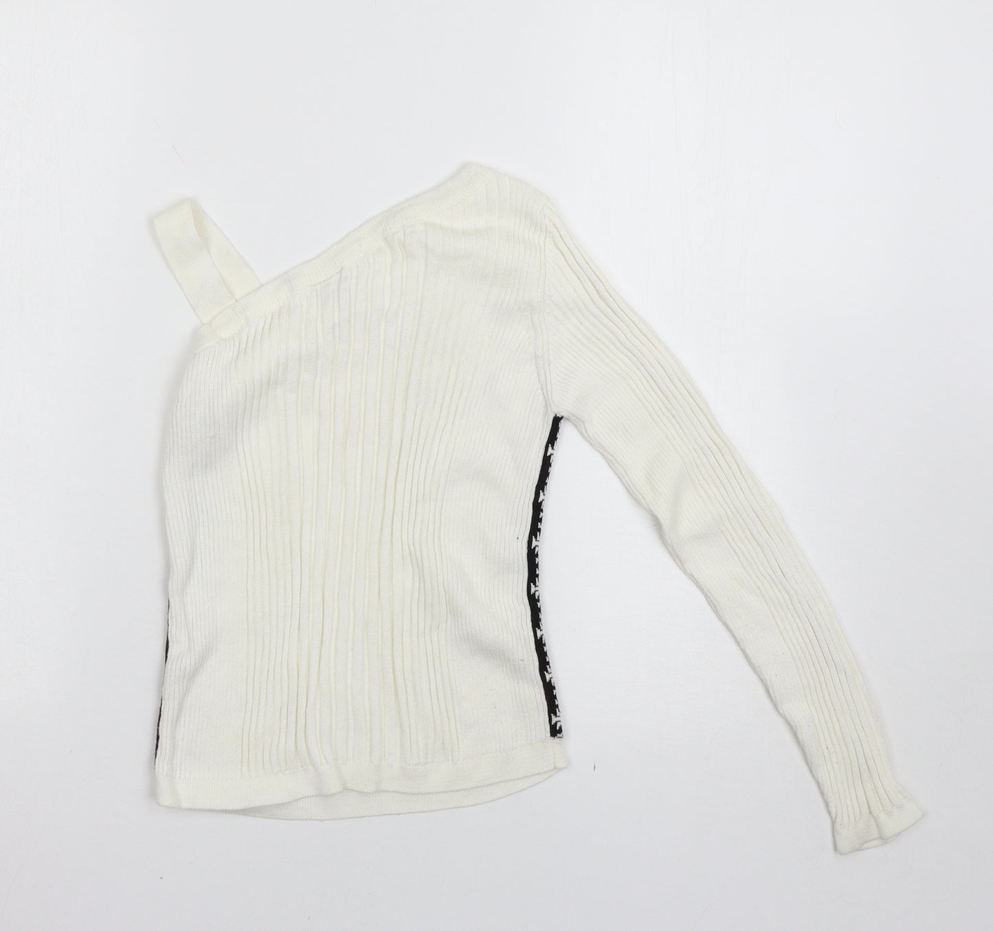 River Island Girls White   Pullover Jumper Size 11 Years