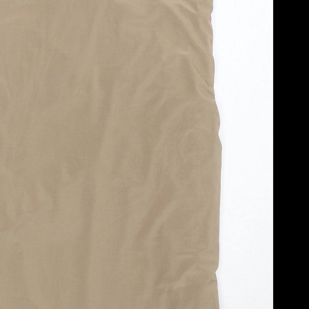PRETTYLITTLETHING Womens Brown   Basic Blouse Size 8
