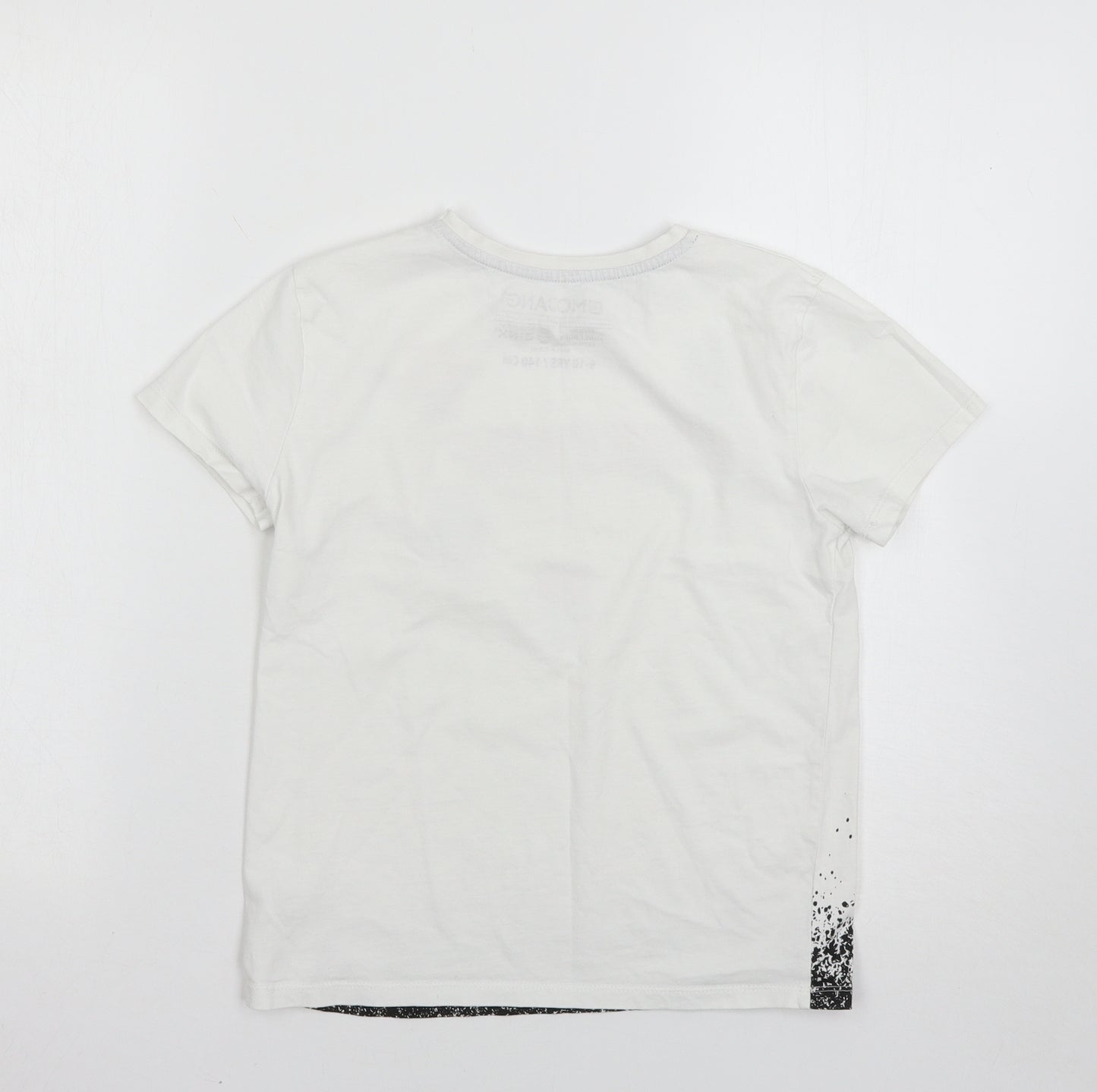 Primark Boys White   Basic T-Shirt Size 9-10 Years  - Minecraft