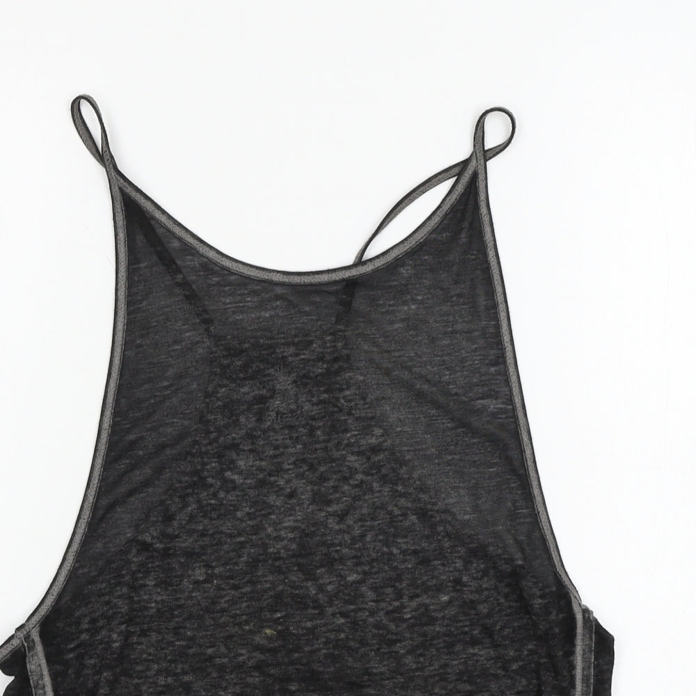 suzzi Womens Grey   Basic Tank Size L
