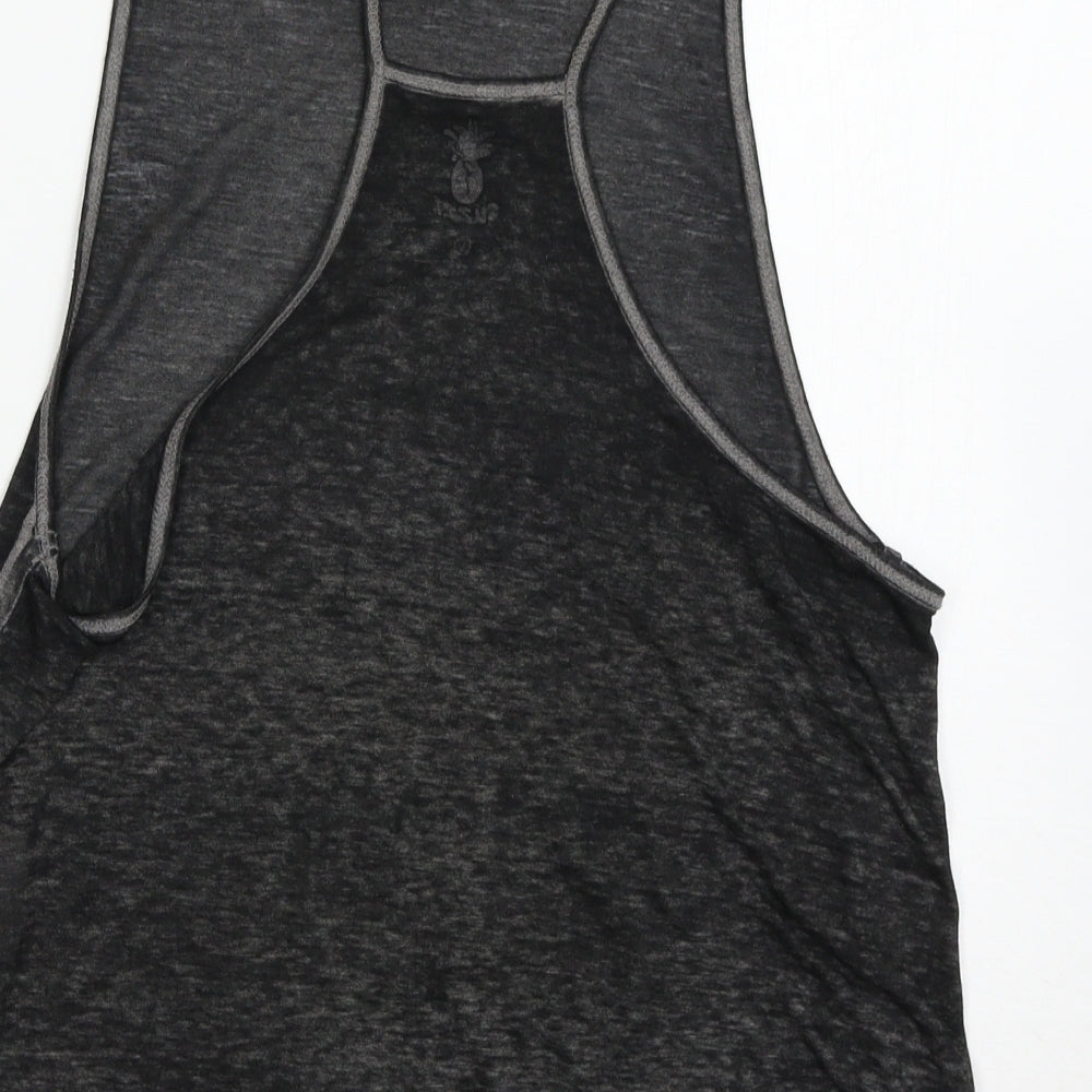 suzzi Womens Grey   Basic Tank Size L