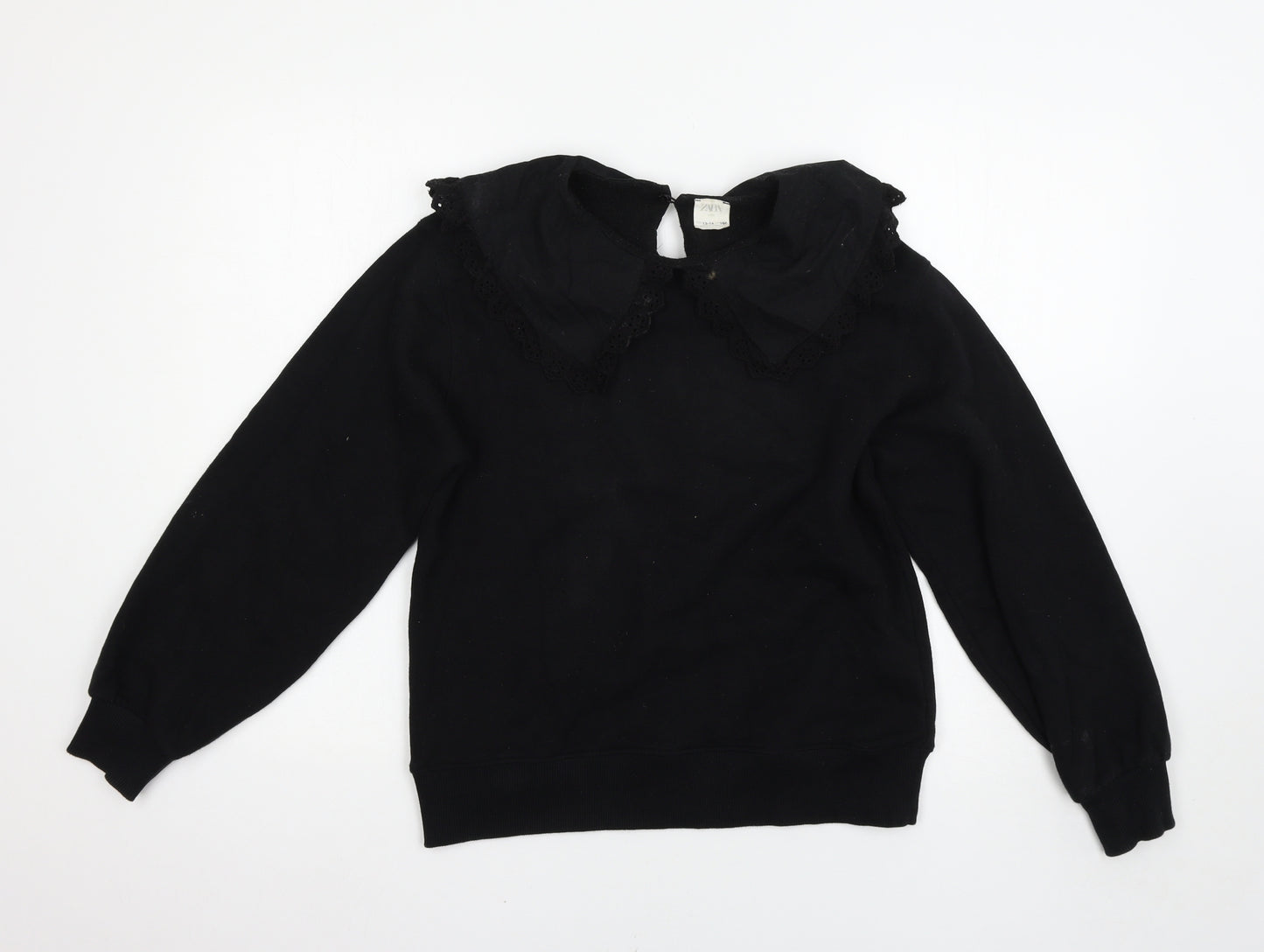 Zara Girls Black   Pullover Jumper Size 13-14 Years