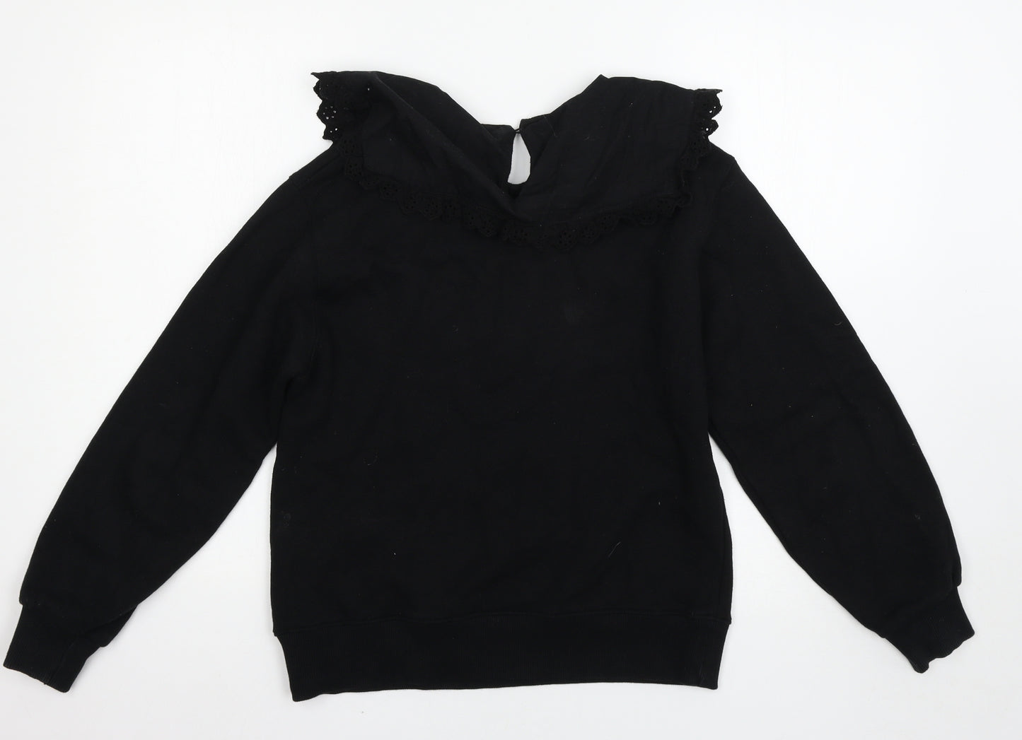 Zara Girls Black   Pullover Jumper Size 13-14 Years
