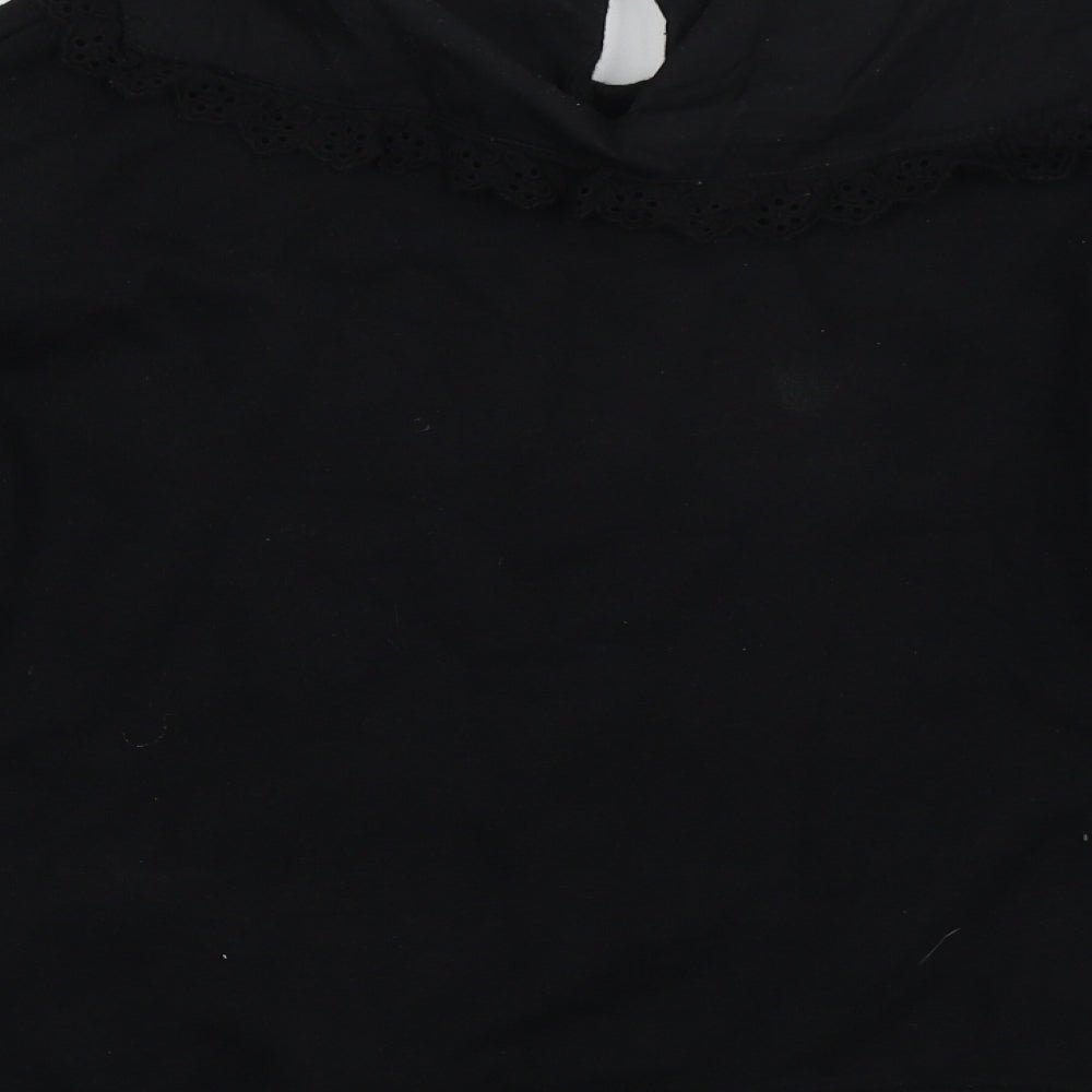 Zara Girls Black   Pullover Jumper Size 13-14 Years