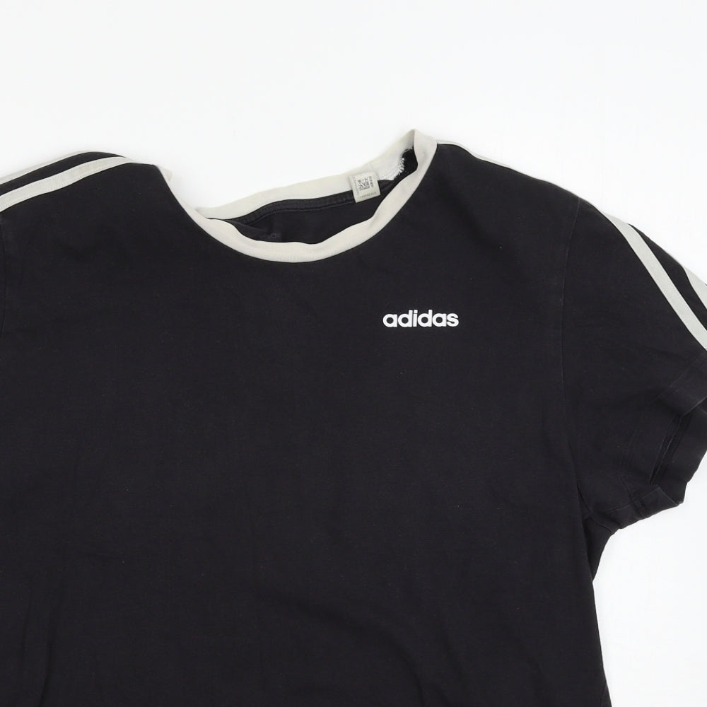 adidas Mens Black    T-Shirt Size M