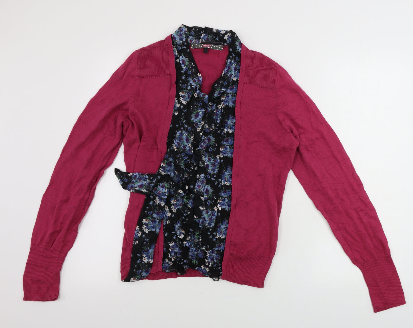 NEXT  Womens Purple Floral  Pullover Jumper Size 16