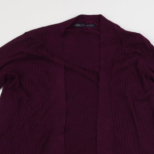Marks and Spencer  Womens Purple   Cardigan Jumper Size M